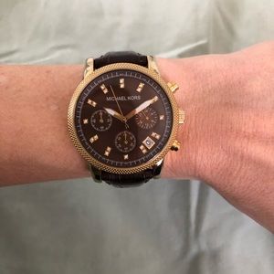 Michael Kors Leather Watch